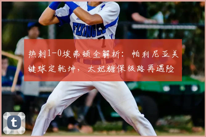 热刺1-0埃弗顿全解析:帕利尼亚关键球定乾坤,太妃糖保级路再遇险阻