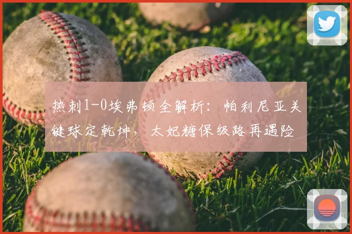 热刺1-0埃弗顿全解析：帕利尼亚关键球定乾坤，太妃糖保级路再遇险阻